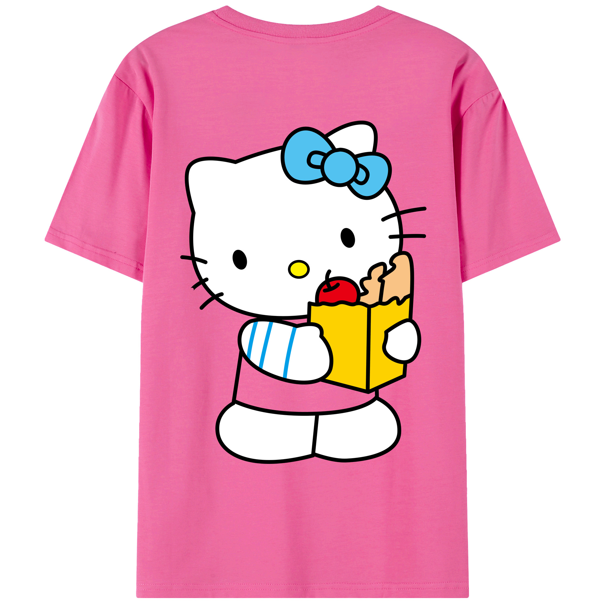 （画像用） Hello Kitty ハローキティ レディース半袖Tシャツ(バックプリント)